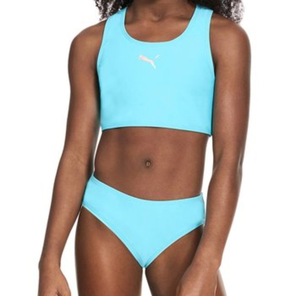 NWT Puma Girls Racerback Bikini L